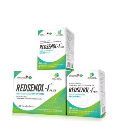 Redsenol 16 Rare Ginsenosides: Rk2 Rg3 Rg5 Rh2 Rh3 aPPD 20% Rare Ginsenosides-2 Boxes x 90 Capsules 90 count (Pack of 2)