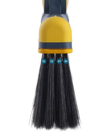 Broom and Dustpan Set - Sweeping Floor and Dustpan with Long Handle | Household Cleaning Accessories for Kitchen Living Room Bedroom Balcony Study Laundry Garage - Buy Online on GoSupps.com