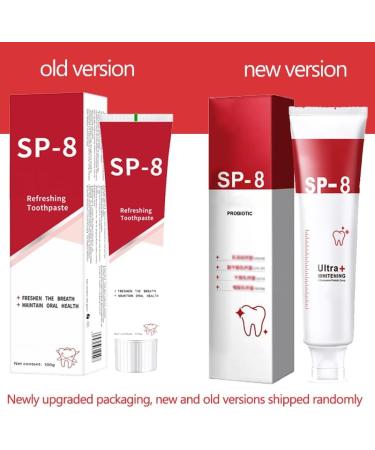 Buy SP8 Probiotic Toothpaste - Powerful Oral Care for Fresh Breath | International Shipping Available - Buy Online on GoSupps.com