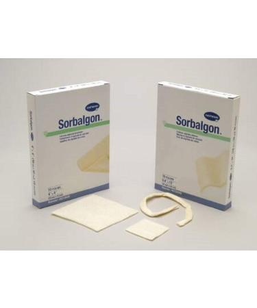 Sorbalgon Calcium Alginate Dressing 4" Length 4" Width