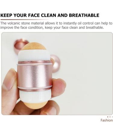 FOMIYES Volcanic Stone Oil Absorbing Face Roller - Korean Skincare Massage Tool for Glowing Skin - Buy Online on GoSupps.com