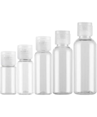 12Pcs 30ml Clear Plastic Empty Travel Bottles Container with Flip Cap Refillable Toiletry Bottles Containers Cosmetic Sample Bottles for Shampoo Body Wash Lotion Essential Oil 30ml/1oz - Buy Online on GoSupps.com