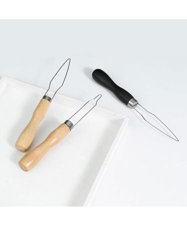 Uqezagpa Button Hook Wood Handle Wire Loop Pull Through Aids Button Helper Button Assist Device Dressing Aid Assist Device Tool Dressing Aids Button Hook & Zipper Pull - Buy Online on GoSupps.com