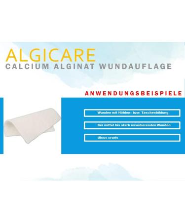 Buy ALGICARE Calcium Alginate Wound Dressing 5x5cm - Pack of 10 | Fast International Shipping - Buy Online on GoSupps.com