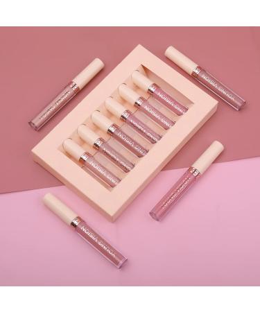 YOUNG VISION Matte Nude Liquid Lipstick Set - Long Lasting, Waterproof Pink/Brown Lipstick Bundle for Women - 24 Beige Nude Shades - Buy Online on GoSupps.com