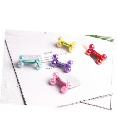 FOMIYES 6 Pairs Pink Elastics Hair Ties Bracelets Beads Hair Bobbles with Balls Hair Accessories Hair Ties with Balls Hair Roller Clips Pony Tail Bands Toddler Elastic Band Acrylic - Buy Online on GoSupps.com