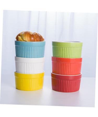 Zerodeko 8pcs Cake Molding Cake Molds for Baking Ceramic Cake Mold Baking Mold Loaf Pan Non-Stick Cake Mold Dessert Oven Bowl Pudding Cup Ceramics Baby medium As Shown - Buy Online on GoSupps.com