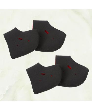 FRCOLOR 2 Pairs Silicone Heel Socks Heel Cushion Socks moisturizing Heel Sleeves Plantar Heel Dry feet Socks Heel Support Socks moisturizing Heel Socks spa Socks Foot Toe Socks 11*10cm - Buy Online on GoSupps.com