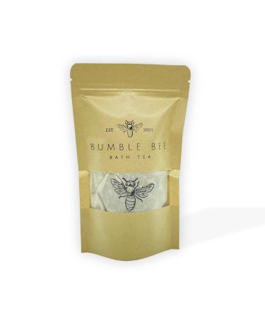 Bumble Bee Bath Tea for Relaxation   Stress Relief Organic Herbal Sleepytime Tea with Pleasant Chamomile & Lavender Scent Soothe Tired Muscles for Wellness & Muscle Relief