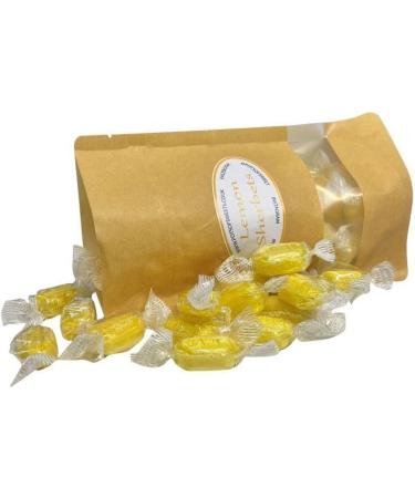 250g Pouch of Individually Stockleys Wrapped Sherbet Lemon Sweets Lemon 250 - Buy Online on GoSupps.com