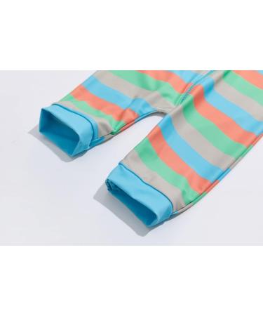 BONVERANO Baby Boys Swimsuit 18-24 Months Stripe 3 | UPF 50+ Sun Protection One Piece Swimwear - Buy Online on GoSupps.com