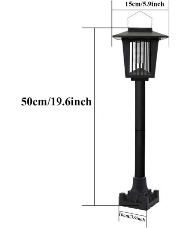Solar Mosquito Killer Led Lights Mosquito Killer Bug Zapper Flying Insect Trap Solar Powered LED Light Bug Zapper Automatic Switch Ip65 Waterproof B Style - Buy Online on GoSupps.com