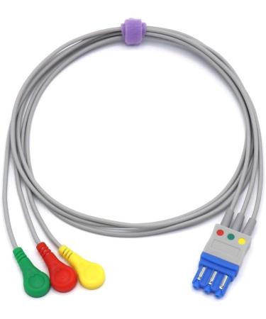 Sino-k Compatible PH ECG 3 Leadwires M1672A - IEC European Standard Snap for Global Shipping - Buy Online on GoSupps.com