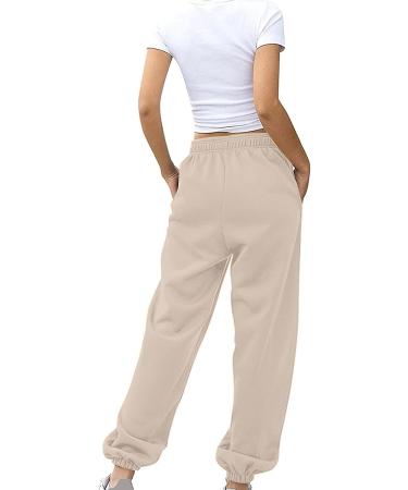 NLOMOCT Women's Water Resistant Tall Sweatpants | Winter Thermal Insulated Joggers with Pockets - High Waisted | Medium | Z2-Orange - Buy Online on GoSupps.com