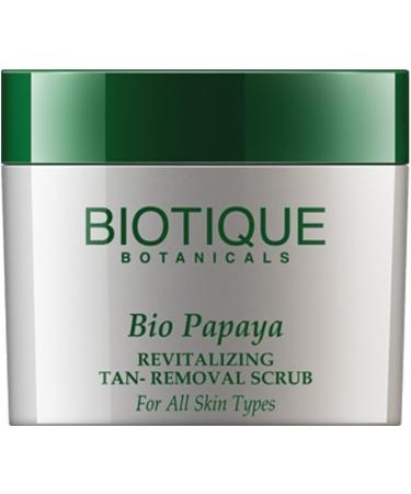Biotique Bio Papaya Revitalizing Tan-Removal Scrub for All Skin Types 75g - Buy Online on GoSupps.com