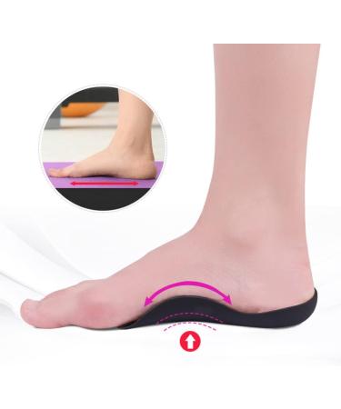 1 Pair Gel Insoles for Heels - Massage Arch Support Pads - Plantar Cushion Inserts for Men & Women - Buy Online on GoSupps.com