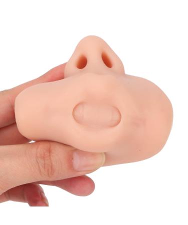 Realistic 3D Silicone Nose Mouth Model for Display - Flexible Acupuncture & Piercing Practice | Reusable 3 Colors Available - Buy Online on GoSupps.com