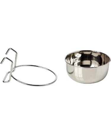 Living World Stainless Steel Dish 283.5 Gram (10 Ounce) 283.5 g (Pack of 1) - Buy Online on GoSupps.com