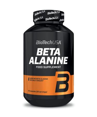 Biotechusa beta-alanine mega capsules |1000mg pure amino acid boost |For athletes and bodybuilders |Carnosin precursor |90 capsules