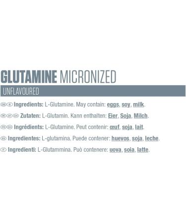 Dymatize Glutamine Micronized Unflavoured Powder 400g - Pure Amino Acid Supplement for Muscle Recovery - Buy Now - Buy Online on GoSupps.com