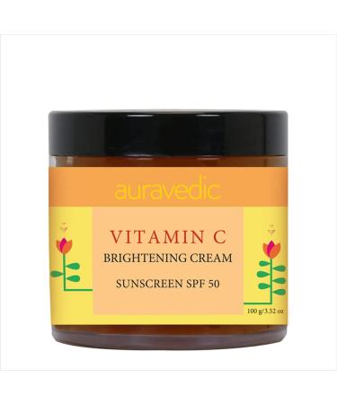 Vitamin C Face Cream Brightning face cream sunscreen spf 50 Brighter & Even-Toned for men and women 100g