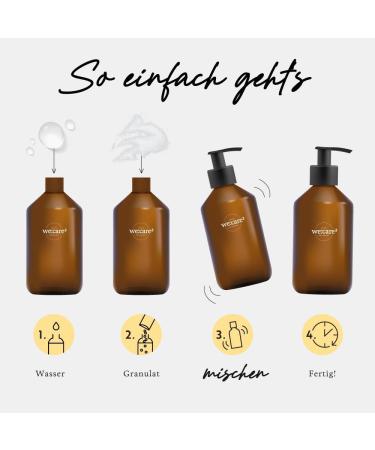  we:care2 we:care Powdered soap (granules) for mixing ginger/bergamot 29 g for 250 ml of sustainable and vegan soap free of silicone parabens and microplastics Powdered hand soap - Buy Online on GoSupps.com