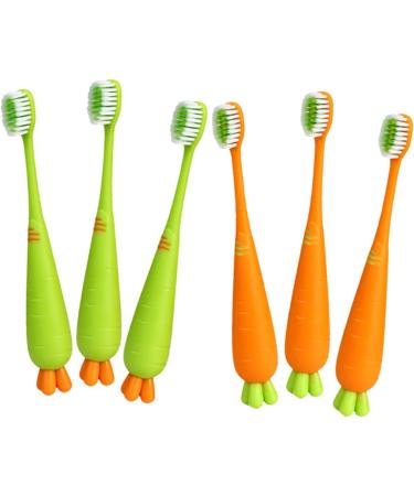 Minkissy 30 Pack Carrot Toothbrushes for Kids - Soft Bristles Children's Travel Toothbrushes - Bulk Kids' Oral Care - Buy Online on GoSupps.com