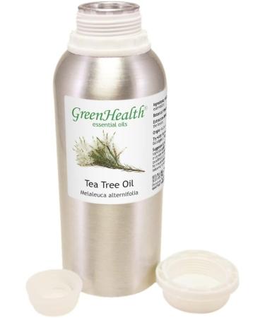 Buy Tea Tree Essential Oil - 100% Pure 8 fl oz in Aluminum Bottle | GreenHealth - International Shipping Available - Buy Online on GoSupps.com