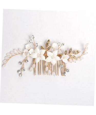 FRCOLOR Bridal Headwear Metal Hair Comb Bridal Hair Clips Womens Headpiece Bride Hairpin Comb Clips for Hair Decorative Hair Combs Hair Comb Clips Wedding Hair Accessories for Bride - Buy Online on GoSupps.com