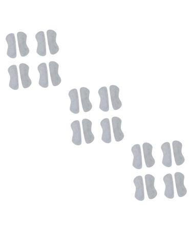 NOLITOY 12 Pairs Post After Suede Heel Protectors Tooth Pastetooth Paste Squeeze Boots for Women with Heel Silicone Gel Anti-Fall Heel Chinese Cake Topper Ash Tray Women's Insole High Heel