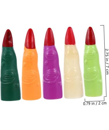 FRCOLOR 40 Pcs Fake Finger Cot Halloween Finger Cover Halloween Cosplay Fingers Realistic Witch Finger Halloween Finger Claws Cosplay Costumes Zombie Nails Cover Mars Plastic Make up - Buy Online on GoSupps.com