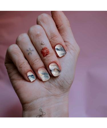 Bufenia Artificial Nails - Square Short White Gradient - 24pcs | International Shipping Available - Buy Online on GoSupps.com