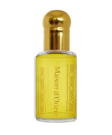 Mademoiselle 12 mL Perfume Oil for Women in Traditional Attar Style Cologne. Great Gift Party Favor and Pocket Size Body Oil Mademoiselle (floriental citrus floral with bergamot orange rose jasmine and patchouli) 0.4 Fl Oz (Pack of 1)
