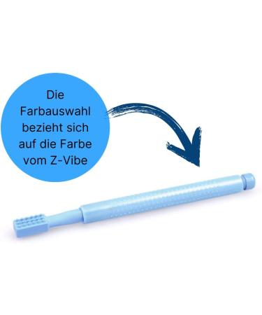 ARK Z-Vibe Vibrator Set - 8 Attachments for Oral Stimulation & Sensory Support | Light Blue | International Shipping - Buy Online on GoSupps.com