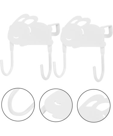 Zerodeko 2pcs Cute Rabbit Hook Clothes Hangers Over The Door Hangers for Clothes Door Shelf Cabinet Door - Buy Online on GoSupps.com