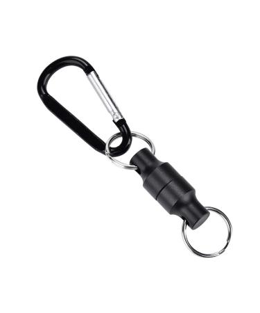 Alomejor fishing magnetic snaps net release clip hang buckle fly fishing kescher for fly fishing locks hanging chatter