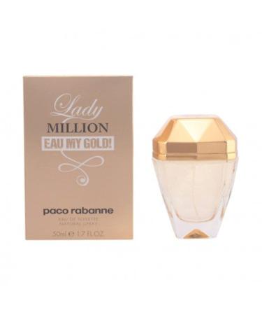 Paco Rabanne Lady Million Eau My Gold Eau de Toilette Spray for Women 1.7 Ounce - Buy Online on GoSupps.com