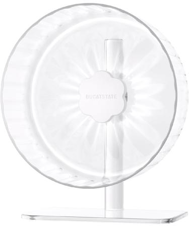 Super-Silent 26cm Hamster Exercise Wheel for Small Pets | BUCATSTATE Starlight-2.0-Transparent - Buy Online on GoSupps.com
