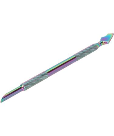 Cuticle Pusher Dual Sided Remover Cleaner Cuticle Pusher Edge Spoon Shaped Stainless Steel Manicure Nail Art Tool - Buy Online on GoSupps.com