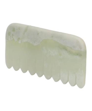 Verdant Touch Hand Massage Tool Jade Massage Comb Physical Therapy Scraping Scalp Comb Handheld Head Scalping Massage Tool