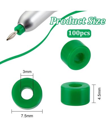OLYCRAFT 100Pcs Green Nail Drill Bits Caps - Dust Proof Protectors for 3mm Hole Electric Nail Files - Nail Art Tools Dust Cover - Buy Online on GoSupps.com