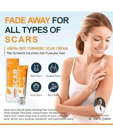 ABERA Scar Removal Cream - All Natural Treatment for Men & Women | Rapid Repair for Scars Spots & Burns with Vitamin E & Collagen (1 Box + 3 Eye Patches - Buy Online on GoSupps.com