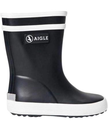 Aigle Unisex Kid's Baby Flac Wellington Boots 4.5 UK Child Blue Marine - New 001 - Buy Online on GoSupps.com