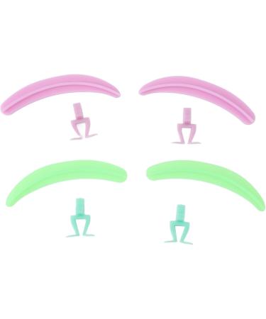 Eyelash Isolation Aid Reusable Makeup Tool 2 Colors Eyelash Separator Precise Application Silicone Pads 2 Sets Multifunctional for Beginners for Hair Salon - Buy Online on GoSupps.com