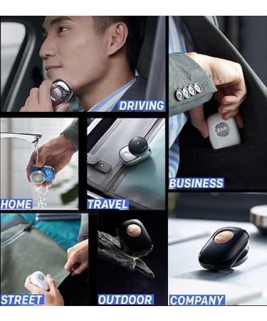 2023 Upgrade Mini-Shave Portable Electric Shaver for Men - Wet/Dry, USB Rechargeable - Compact & Portable Travel Razor (White/Silver) - Buy Online on GoSupps.com