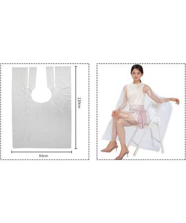 100 Pack Disposable Hair Salon Capes 51x36 inch - Waterproof Barber Cape for Kids & Adults - Ideal for Barbershop and Salon Hairdressing - Buy Online on GoSupps.com