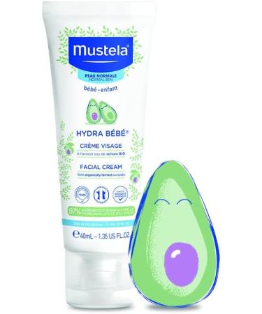 Mustela Hydra Bebe Facial Cream 40ml | Gentle Moisturizer for Newborns and Infants - Buy Online on GoSupps.com
