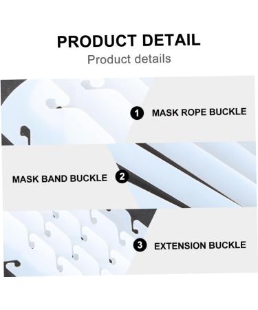 Buy Clispeed 15 PC Adjustable Headband Accessories for Silicone Masks | Ear Rope Buckle & Earrings | International Shipping Available - Buy Online on GoSupps.com
