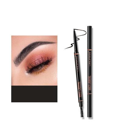 Ey brow pencil waterproof professional eyebrow pencil long -lasting fine lace for eyebrows 4 color options (01 # black) 01 # black