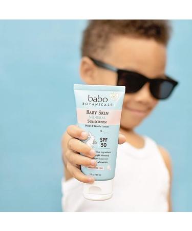 GoSupps.com - Babo Botanicals Baby Skin Mineral Sunscreen Lotion SPF 50 3 fl oz (89 ml) - Buy Online on GoSupps.com